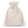Bolsas de algodón 13 x 18 cm - natural Lavanda
