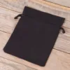 Bolsas de algodón 13 x 18 cm - negro Accesorios para hoteles