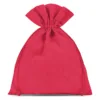Bolsas de algodón 13 x 18 cm - rojo Woreczki z organzy
