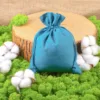 Bolsas de algodón 13 x 18 cm - turquesa Bolsas turquesa