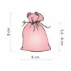 Bolsas de algodón 6 x 8 cm - turquesa Ropa y ropa interior