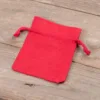 Bolsas de algodón 8 x 10 cm - rojo Bolsas rojas