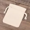 Bolsas de algodón 9 x 12 cm - natural Bautismo