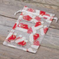 Bolsas de organza 12 x 15 cm - Navidad Bolsas de organza
