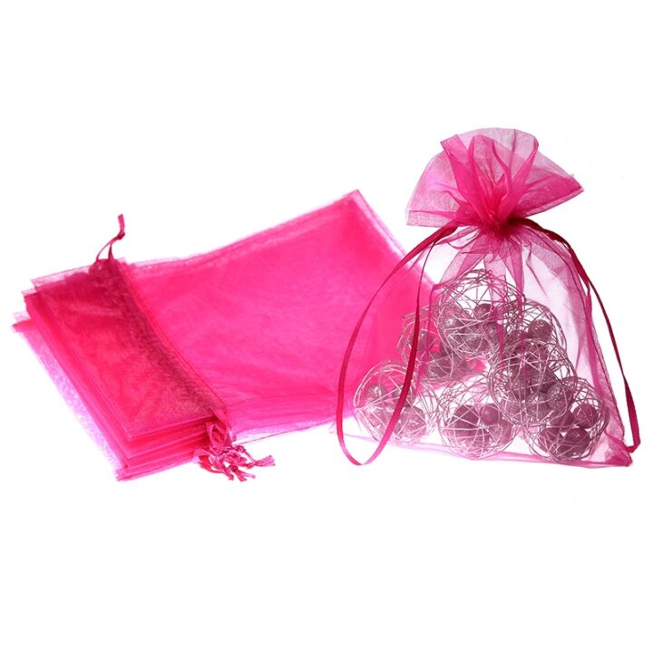 Bolsas de organza 15 x 20 cm - fucsia Bolsas de organza