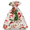 Bolsas de organza 15 x 20 cm - Navidad / 5 Bolso de la Navidad