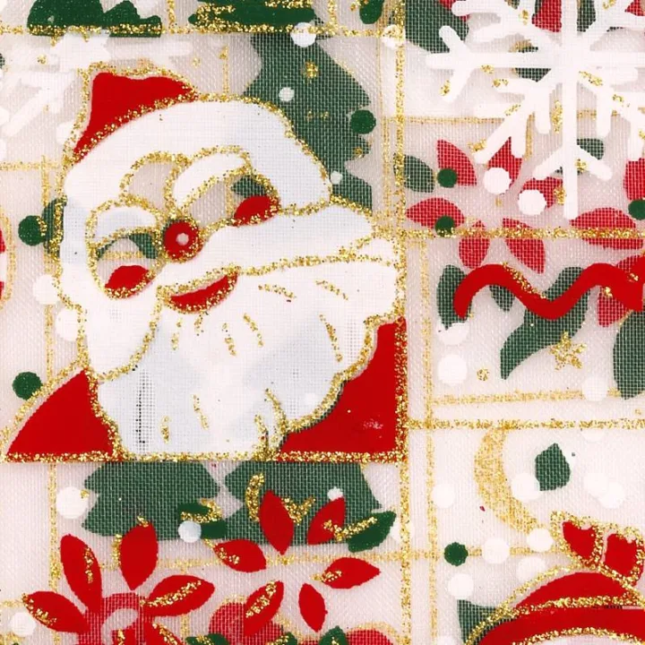 Bolsas de organza 15 x 20 cm - Navidad / 5 Bolsas de organza