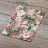 Bolsas de organza 15 x 20 cm - Navidad / 5 Bolsas con impresion