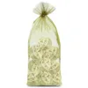 Bolsas de organza 15 x 33 cm - verde oliva Bolsas medianas 15x33 cm
