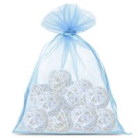 Bolsas de organza 18 x 24 cm - azul claro Bolsas azul claro