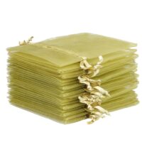 Bolsas de organza 18 x 24 cm - verde oliva Bolsas de organza