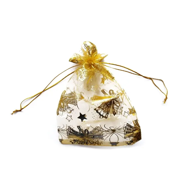 Bolsas de organza 22 x 30 cm - Navidad / 3 Uso