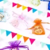 Bolsas de organza 7 x 9 cm - mezcla de colores de primavera Bolsas de organza