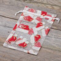 Bolsas de organza 8 x 10 cm - Navidad Bolsas ocasionales