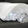 Bolsas de satén 6 x 8 cm - blanco Despedida de soltera y despedida de soltero