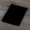 Bolsas de terciopelo 11 x 14 cm - negro Bolsas negras