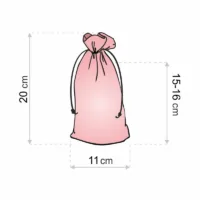 Bolsas de terciopelo 11 x 20 cm - gris plata Bolsas plata / gris