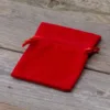 Bolsas de terciopelo 13 x 18 cm - rojo Boda