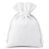 Bolsas de terciopelo 6 x 8 cm - blanco Bolsas de boda