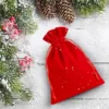 Bolsas de terciopelo 6 x 8 cm - rojo Bolsas de terciopelo