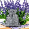 Bolsas de yute 12 x 15 cm - gris Bautismo
