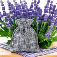 Bolsas de yute 12 x 15 cm - gris Bautismo