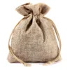 Bolsas de yute 6 x 8 cm - natural Bolsas claros naturales