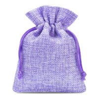 Bolsas de yute 6 x 8 cm - violeta claro Bolsas violeta claro