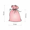 Bolsas de yute 8 x 10 cm - rojo / reno Sectores / Envoltorios para…