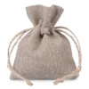 Bolsitas de lino natural 8 x 10 cm Bolsas pequeñas 8x10 cm