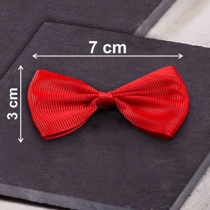 Lazos de tela 7 x 3 cm - color rojo Productos cosméticos