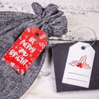 Tarjetas de regalo: mix de colores Woreczki z organzy