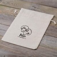 Bolsa grande estilo lino con la impresión 30 x 40 cm - para setas Compras y almacenamiento cocina