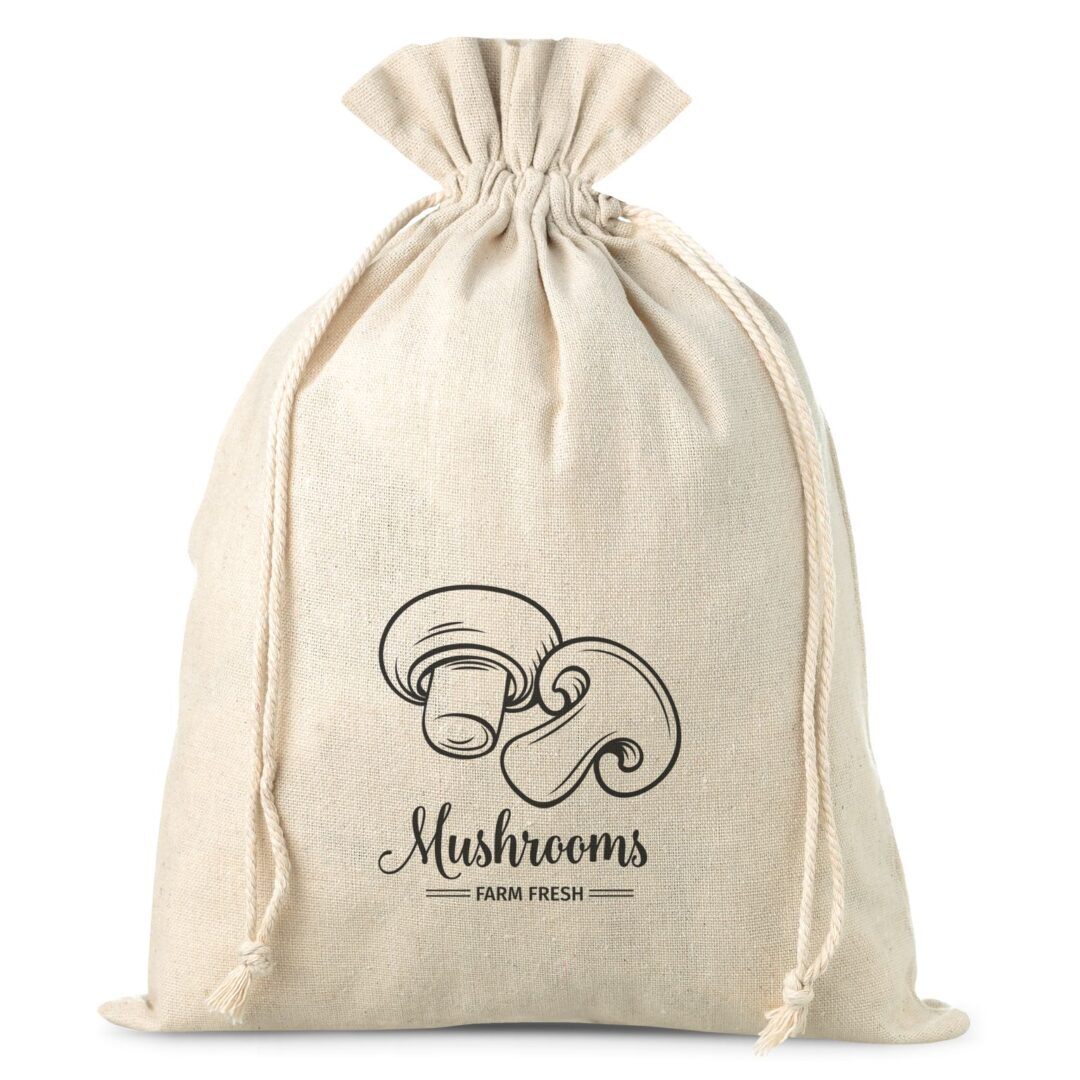 Bolsa grande estilo lino con la impresión 30 x 40 cm - para setas Bolsas ocasionales