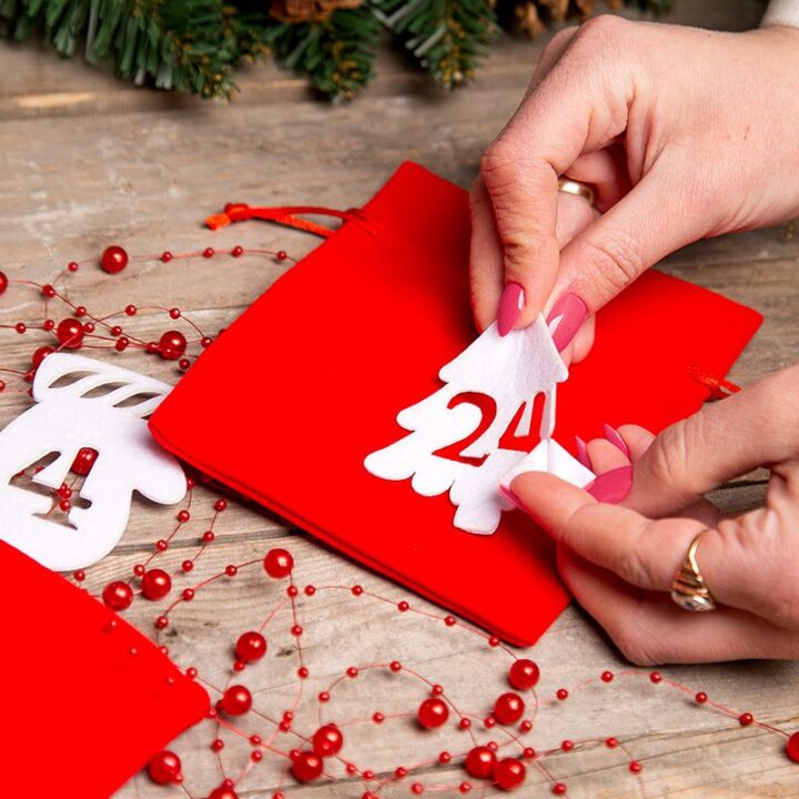números autoadhesivos 1-24: blancos MIX Kits