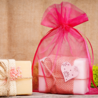 Bolsas de organza 10 x 13 cm - fucsia Para niños