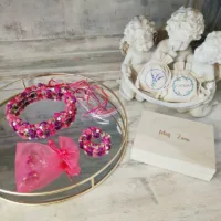 Bolsas de organza 12 x 15 cm - fucsia San Valentín