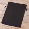 Bolsas de algodón 22 x 30 cm - negro Bolsas de algodón