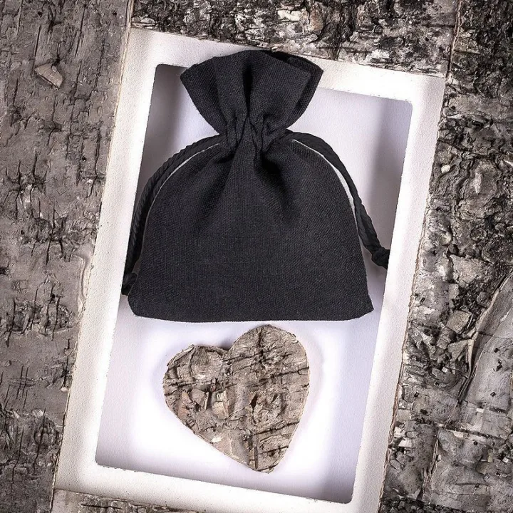 Bolsas de algodón 26 x 35 cm - negro Velas