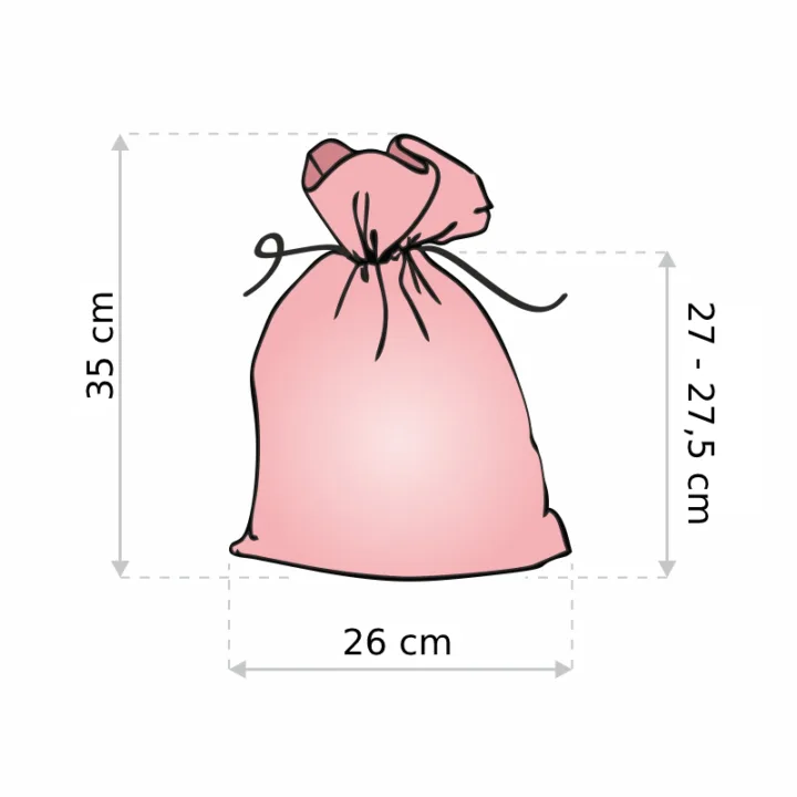 Bolsas de algodón 26 x 35 cm - negro Decoraciones interiores