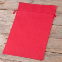 Bolsas de algodón 26 x 35 cm - rojo Bolsas rojas