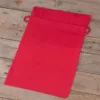 Bolsas de algodón 30 x 40 cm - rojo Bolsas rojas