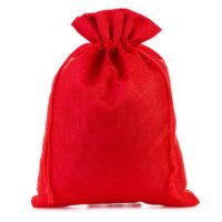 Bolsas de yute 22 x 30 cm - rojo Bolsas grandes 22x30 cm