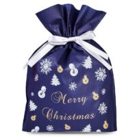 Bolsas grandes nonwoven 20 x 30 cm con estampado: Navidad Bolso de la Navidad