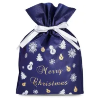 Bolsas grandes nonwoven 20 x 30 cm con estampado: Navidad Bolso de la Navidad