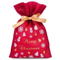 Bolsas grandes nonwoven 20 x 30 cm con estampado - Navidad Bolso de la Navidad