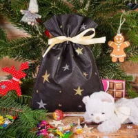 Bolsas grandes nonwoven 22 x 31 cm con estampado: estrellas Todos los productos