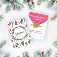 Tarjetas con tareas para el calendario de adviento (DE) Navidad