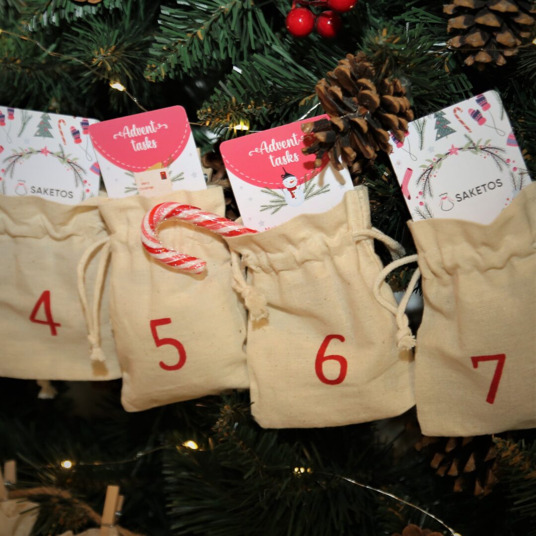 Tarjetas con tareas para el calendario de adviento (EN) Kalendarze adwentowe