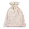 Bolsas de algodón 15 x 20 cm - natural Día de la Mujer